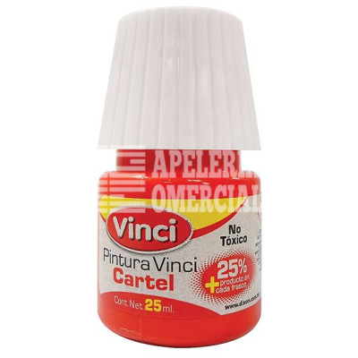 PINTURAS PARA CARTELES VINCI ROJO